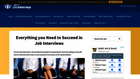 What Best-job-interview.com website looked like in 2021 (3 years ago)
