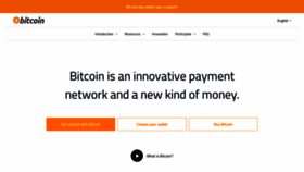What Bitcoin.org website looked like in 2021 (3 years ago)