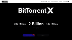 What Bittorrent.com website looked like in 2021 (3 years ago)