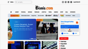 What Bisnis.com website looked like in 2021 (3 years ago)