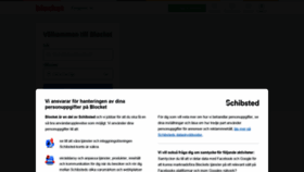 What Blocket.se website looked like in 2021 (3 years ago)