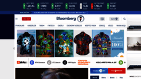 What Bloomberght.com website looked like in 2021 (3 years ago)