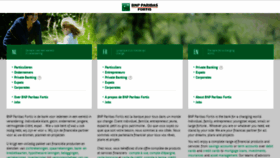 What Bnpparibasfortis.be website looked like in 2021 (3 years ago)