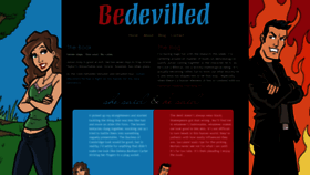 What Bedevilled.net website looked like in 2021 (3 years ago)