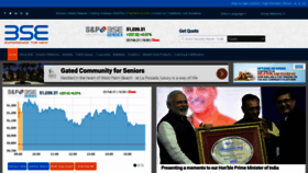 What Bseindia.com website looked like in 2021 (3 years ago)