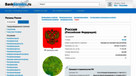 What Bankgorodov.ru website looked like in 2021 (3 years ago)