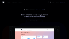 What Budibase.com website looked like in 2021 (3 years ago)