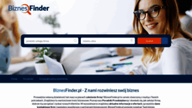 What Biznesfinder.pl website looked like in 2021 (3 years ago)