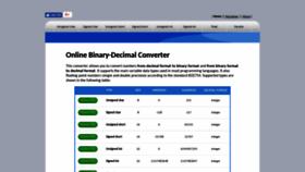 What Binaryconvert.com website looked like in 2021 (3 years ago)