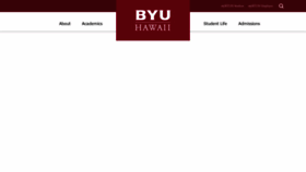 What Byuh.edu website looked like in 2021 (3 years ago)
