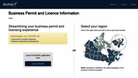 What Bizpal-perle.ca website looked like in 2021 (4 years ago)