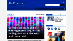 What Biopharma-reporter.com website looked like in 2021 (3 years ago)