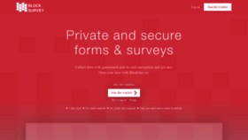 What Blocksurvey.io website looked like in 2021 (3 years ago)