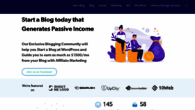 What Blogheist.com website looked like in 2021 (3 years ago)