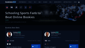 What Bookies.com website looked like in 2021 (3 years ago)