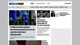What Bresciatoday.it website looked like in 2021 (3 years ago)
