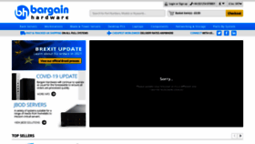 What Bargainhardware.co.uk website looked like in 2021 (4 years ago)