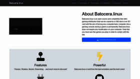 What Batocera.org website looked like in 2021 (3 years ago)