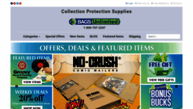 What Bagsunlimited.com website looked like in 2021 (3 years ago)