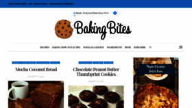 What Bakingbites.com website looked like in 2021 (3 years ago)