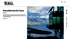 What Bauelemente-bau.de website looked like in 2021 (3 years ago)