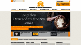 What Baeckerhandwerk.de website looked like in 2021 (3 years ago)