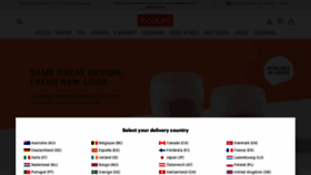 What Bodum.com website looked like in 2021 (3 years ago)