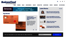 What Businesscloud.co.uk website looked like in 2021 (3 years ago)