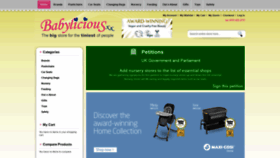 What Babylicious.org website looked like in 2021 (3 years ago)