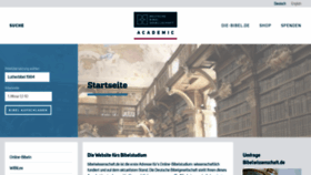 What Bibelwissenschaft.de website looked like in 2021 (3 years ago)