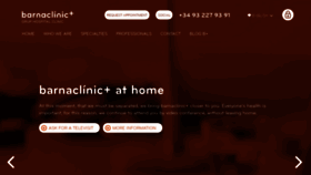 What Barnaclinic.com website looked like in 2021 (3 years ago)