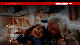 What Banco.santander.cl website looked like in 2021 (3 years ago)