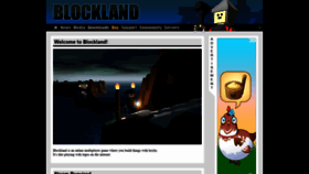 What Blockland.us website looked like in 2021 (3 years ago)