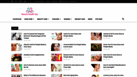 What Beautyhealthtips.in website looked like in 2021 (3 years ago)