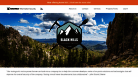 What Blackhillsinfosec.com website looked like in 2021 (3 years ago)