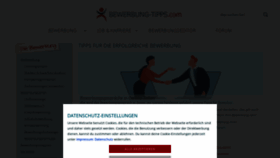 What Bewerbung-tipps.com website looked like in 2021 (3 years ago)