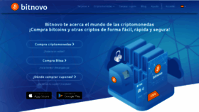 What Bitnovo.com website looked like in 2021 (3 years ago)