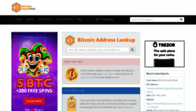 What Bitcoinwhoswho.com website looked like in 2021 (3 years ago)