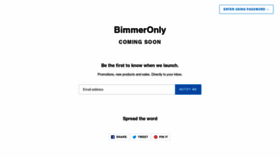 What Bimmeronly.com website looked like in 2021 (3 years ago)