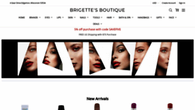 What Brigettesboutique.com website looked like in 2021 (3 years ago)