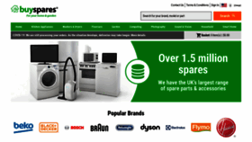 What Buyspares.com website looked like in 2021 (3 years ago)