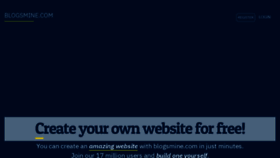 What Blogsmine.com website looked like in 2021 (3 years ago)