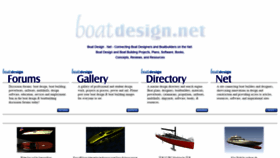 What Boatdesign.net website looked like in 2021 (3 years ago)