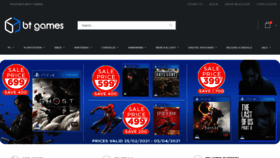 What Btgames.co.za website looked like in 2021 (4 years ago)