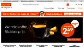 What Blokker.nl website looked like in 2021 (3 years ago)