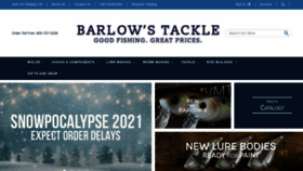 What Barlowstackle.com website looked like in 2021 (3 years ago)