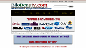 What Bilobeauty.com website looked like in 2021 (3 years ago)