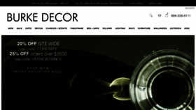 What Burkedecor.com website looked like in 2021 (3 years ago)