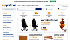 What B2bpartner.cz website looked like in 2021 (3 years ago)
