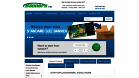 What Banners.com website looked like in 2021 (3 years ago)